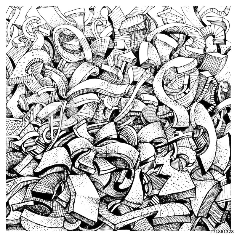 Afbeeldingen van Abstract doodles